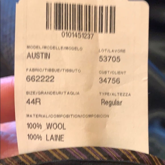 Men’s Wool and Laine Blazer - Picture 4 of 5